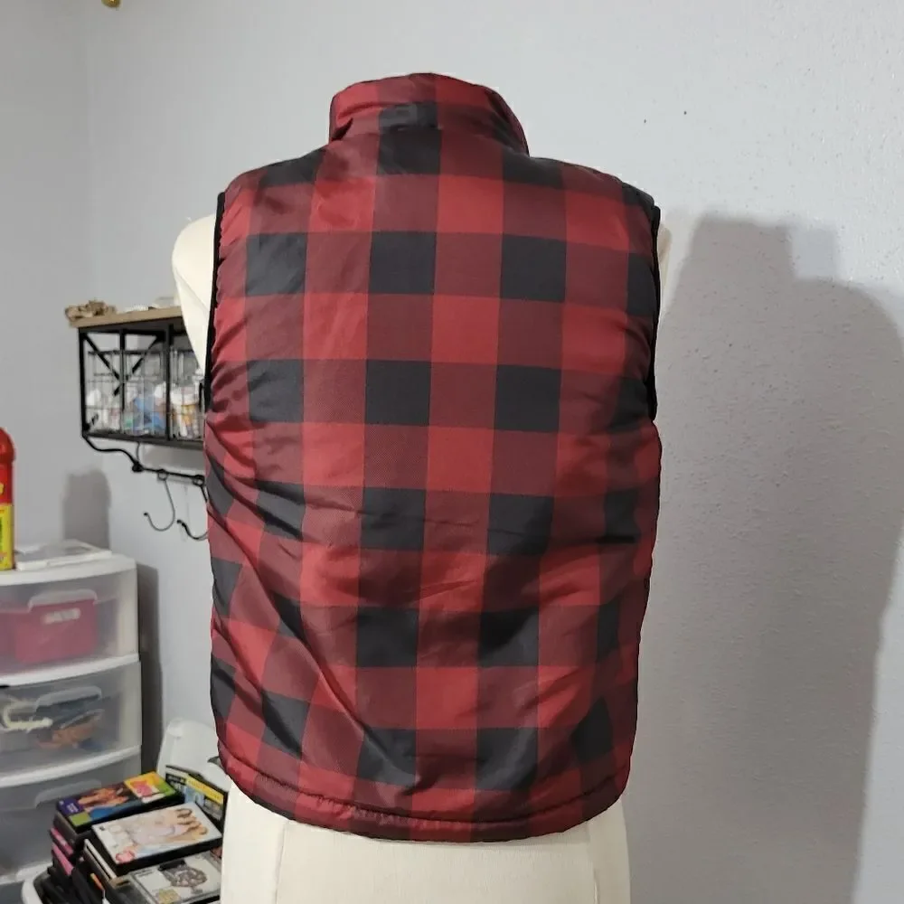 Buffalo David Bitton Boy's reversible vests Sz S And M